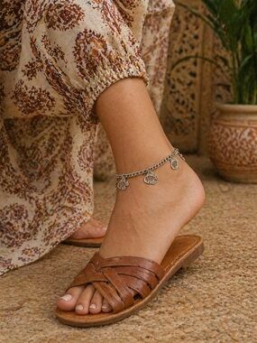 Silver Fish Charm Anklet | Beachy Boho Anklet Brand New